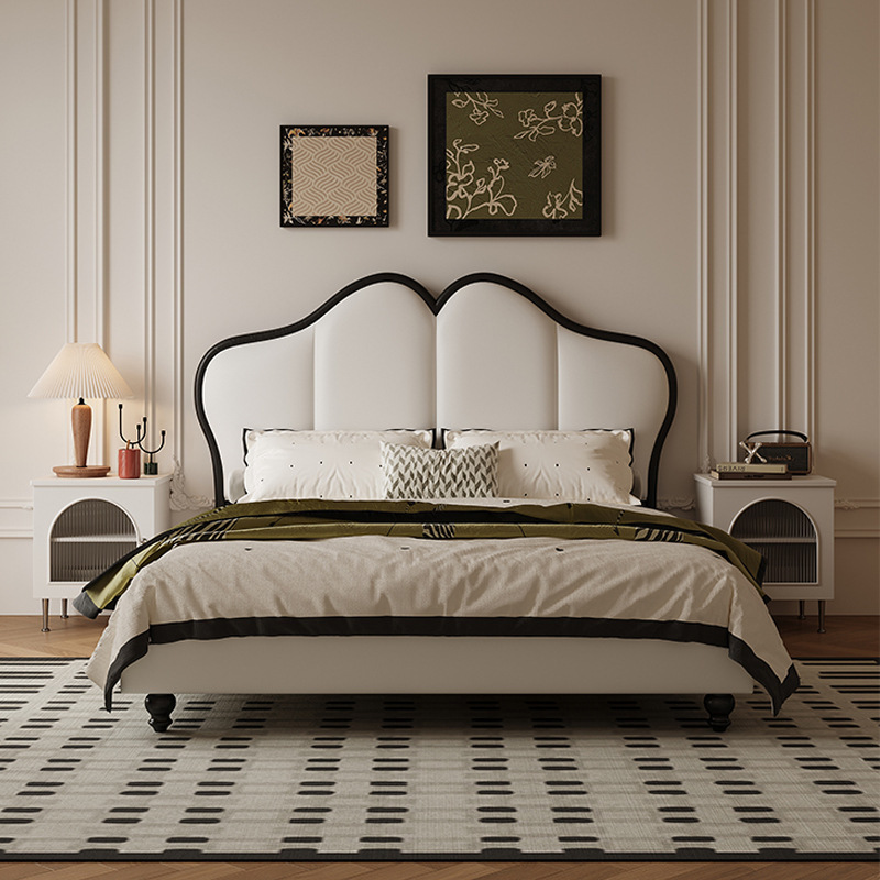 Luxury Italian Bed Set Furniture Bedroom
