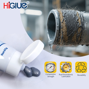 Pâte d'étanchéité avec composé de <span class=keywords><strong>joint</strong></span> de tuyau en lin <span class=keywords><strong>et</strong></span> mastic fileté gris PTFE pour applications de plomberie 65g - Product Image 5
