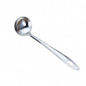 High Quality 410 Stainless Steel <b>Kitchen</b> Utensils Set Popular Wholesale Cooking Ladle <b>Tools</b> Metal <b>Gadgets</b> - Product Image 3