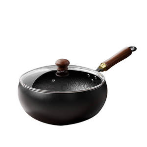 Mini Iron Wok Single Serving Nonstick Frying Pan Household Stir Fry Pot For Cooking Noodles And Baby Food - Product Image 3