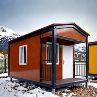 Maison conteneur détachable de 20 pieds, préfabriquée, modulaire, portable, mobile, mini-maison pour bureau ou bar