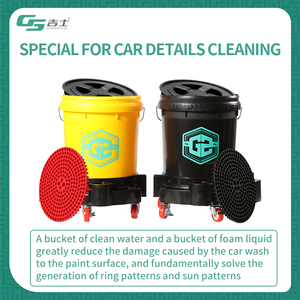 ホイールフィルターガード付きカークリーニングウォッシュバケットダートリムーバーフィルター自動ディテールツール用品 - Product Image 2