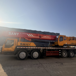 China Original Brand <b>Used</b> SANY Mobile <b>Crane</b>, STC800T5 80Ton <b>Truck</b> Cranew Capacity with 16t Counterweight, Ready for Projects - Product Image 1
