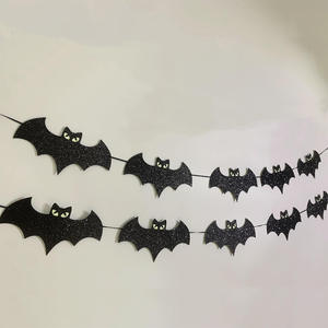 Décoration d'Halloween-Bannière de chauve-souris à œil lumineux pour décoration de bannière de chauve-souris d'Halloween - Product Image 3