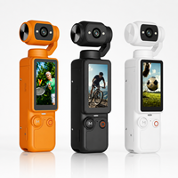 Q7 El Tipi Aksiyon Kamerası 180 Derece Dönen Lens Otomatik Odaklama 2.0 İnç IPS Ekran WiFi MicroSD Taşınabilir Vlog Video Kamerası