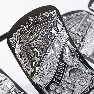 Etiquetas adhesivas de vinilo impermeables UV de diseño personalizado, calcomanías adhesivas de plástico holográficas con logotipo, impresión personalizada para decoraciones - Product Image 1