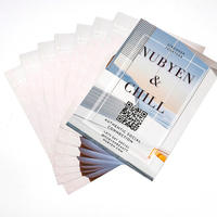 Brochure publicitaire en papier d'art de taille personnalisée