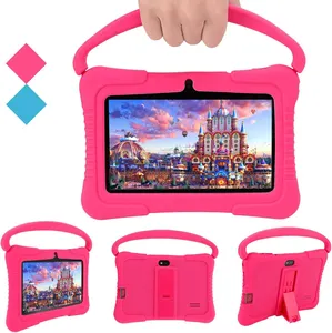 7 Zoll 1GB 16GB Kinder Tablet für Kleinkinder Android Tablets PC WiFi Bildungs spiele IPS Screen Tablet mit Silikon hülle