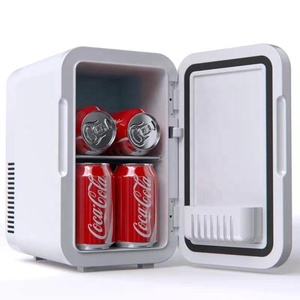 Refrigerador y calentador termoeléctrico portátil AC/DC de 6 litros, Mini <span class=keywords><strong>nevera</strong></span> <span class=keywords><strong>para</strong></span> dormitorio, coche, viaje, cuidado de la piel, maquillaje, medicamentos de belleza - Product Image 1