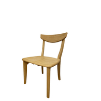 High quality outdoor restaurant furniture chetnut dining chair