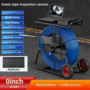 10Inch 9Mm Diameter Kabel Industriële Pijpleiding Endoscoop Inspectiesysteem Surround Camera 10Inch Riool Samera Inspectie 220V - Product Image 6