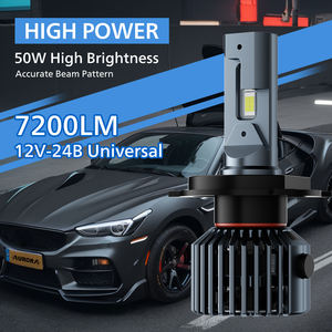 Aurora Led H4 Ampoule de voiture super lumineuse 9005 H7 Lampe Canbus Luces Led Para Auto Luz H1 H7 H11 Ampoules de phare LED - Product Image 6