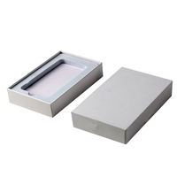Couvercle verni personnalisé et boîte d'emballage de téléphone portable en carton basd pour Smartphones et parfums téléphone portable durable