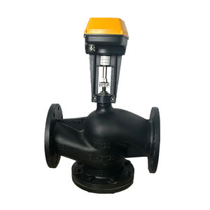 Navarch 4-20ma vanne de contrôle de température en fonte à 2 voies 1700N 24V 220V vanne de contrôle thermostatique proptionnelle motorisée - Product Image 2