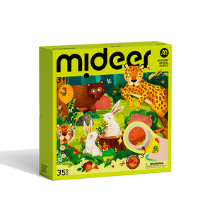 Puzzle révélateur de mystère de la marque MIDEER, jouet éducatif pour enfants en gros, matériau écologique, boîte cadeau sûre, jeu interactif 2-en-1 - Product Image 1