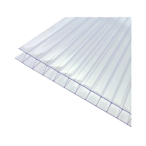 Multiwall <span class=keywords><strong>Polycarbonate</strong></span> 14 Tấm 4mm 6mm 8mm đôi tường uv-proof tấm cho nhà kính hiện đại tấm mặt trời & PC tấm dập nổi - Product Image 4
