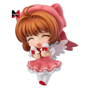 Figuras de <span class=keywords><strong>Cardcaptor</strong></span> <span class=keywords><strong>Sakura</strong></span>, Versión Q, Figura Móvil con Rostro Cambiable, Modelo de Juguete de PVC, Figura de Anime Japonés - Product Image 1