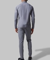 Ensemble personnalisé pour homme : Veste coupe-vent respirante en nylon à col montant zippé et pantalon de jogging, ensemble deux pièces, survêtement pour homme, ensembles de loungewear avec logo personnalisé