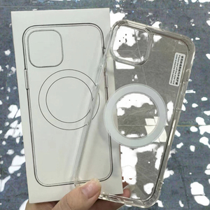 Ốp lưng điện thoại trong suốt không dây TPU PC cho <span class=keywords><strong>iPhone</strong></span> 12 15 Pro Max, <span class=keywords><strong>iPhone</strong></span> 16, chống sốc, tích hợp tính năng từ tính, dành cho 7 Plus - Product Image 3