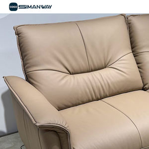 फोशान फैक्ट्री लक्जरी उच्च गुणवत्ता वाली वास्तविक चमड़े की बिजली तह दो सीटर रिक्लियर सोफा यूएसबी चार्जिंग के साथ - Product Image 6