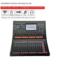Tarjeta de Sonido Profesional D20, Mezclador de Audio, Amplificador de Karaoke, Consola, Sistema