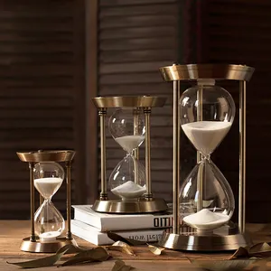 1 hora 30 60 minutos antiguos रेट्रो स्टेंट vidrio reloj डे अखाड़ा hourglass