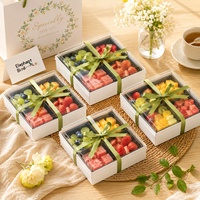 Biologisch afbreekbare, milieuvriendelijke, houten wegwerpverpakkingen voor restaurants, desserts, gebak, sushi, lunch en bento boxen