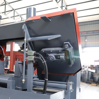 Scie à ruban métallique GT4230 avec une puissance de 3 kW pour la découpe de métaux et d'aluminium à haute capacité