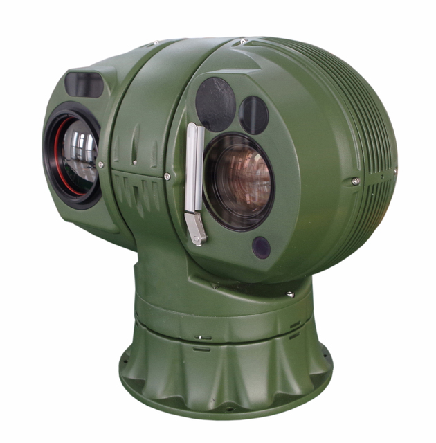 Vehicle Mounted Thermal Imaging Camera Surveillance 20x Zoom 1080p 2Mp LRF radar Linkage 4G Security IP67
