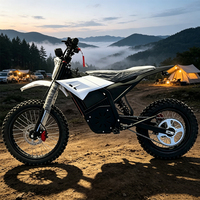 Moto Scrambler Haute Performance 2000W / Vitesse Maximale 70km/h Moto Électrique Tout-Terrain Moto Électrique