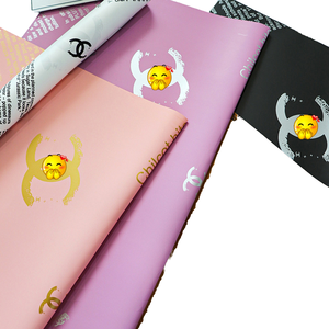 Lüks Kore Çiçek Buketi Ambalaj Kağıdı, Toptan Özel Yumuşak Streç Film, Su Geçirmez Güzel Tasarım Hediye Paketi - Product Image 4