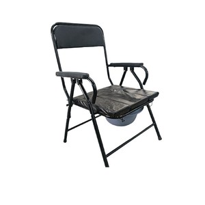 Chaise de toilette pliable Yihao en acier, siège de toilette portable pour personnes âgées, femmes enceintes, personnes handicapées, équipement de sécurité pour la salle de bain - Product Image 1