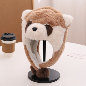 Мягкая плюшевая шапка с ушками - Product Image 3