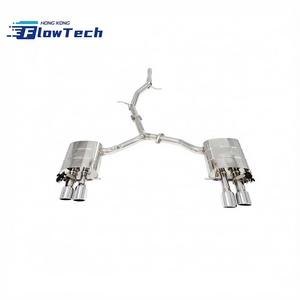 ระบบท่อไอเสียแคทแบ็กสแตนเลสแบบมีวาล์วสำหรับ Audi A4 A5 B9 Performance - Product Image 6