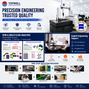 Prothèses auditives TOP WELL Design moulées par injection, sur mesure pour personnes âgées, structure BTE, coque de précision en PC/ABS, qualité médicale certifiée ISO9001 - Product Image 3