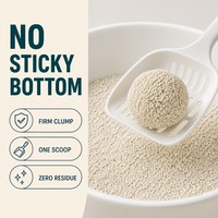 Pasir Kucing Berbasis Tumbuhan 99% Bebas Debu, Cepat Menggumpal, Daya Serap Air Tinggi, Penghilang Bau, Biodegradable, dan Dapat Dibuang di Toilet