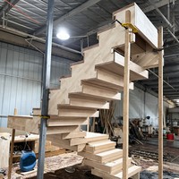 Fournisseur direct d'escaliers empilables en bois massif, fabricant dans le Jiangsu