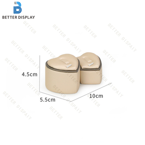 ชุดขาตั้งโชว์เครื่องประดับไมโครไฟเบอร์สีแชมเปญโกลด์ พร้อมโลโก้สั่งทำ สำหรับโชว์สร้อยคอ แหวน ต่างหู - Product Image 6