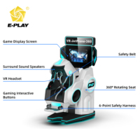 Máquina de Cine 9D con Movimiento Eplay Factory, Experiencia de Vuelo VR 360, Juego de Realidad Virtual, Simulador de Vuelo con Movimiento Completo