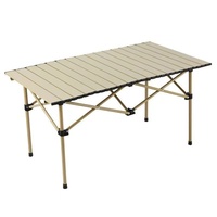 Table pliante d'extérieur, table de pique-nique portable, équipement de camping, ensemble table et chaises léger, barbecue, mobilier d'extérieur pour barbecue et repas en plein air