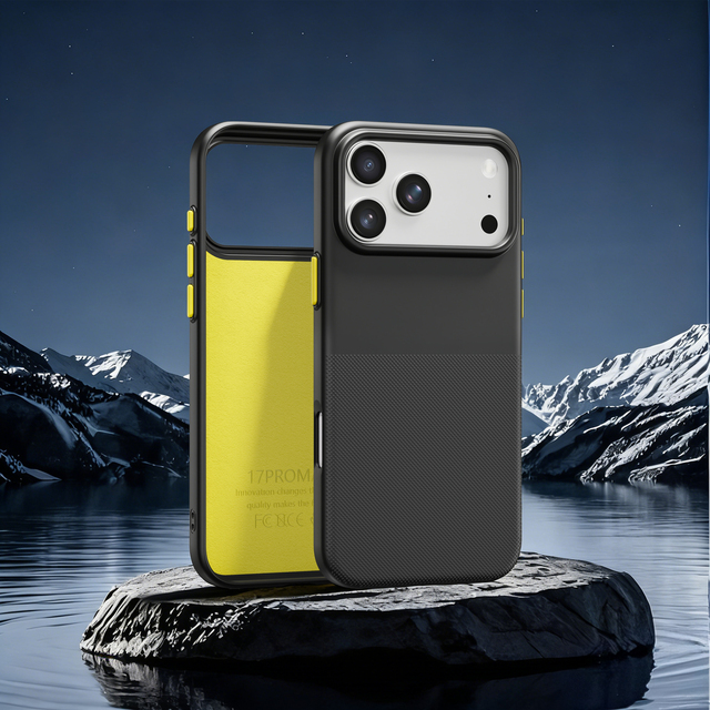 Grain Magnetic Soft TPU PC Hybrid Armor Shockproof Phone Case for 15/16/17 Pro Max & ForSamsung