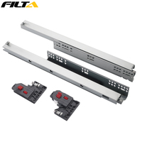 Glissière de tiroir de meuble Filta Furniture Hardware, 14 pouces, robuste, à fermeture douce, à montage sous plan