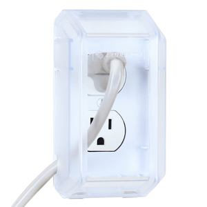 Child Safety <strong>Electrical</strong> Outlet <strong>Cover</strong> <strong>Box</strong> Large Plug <strong>Cover</strong> for Babyproofing Outlets - Product Image 1