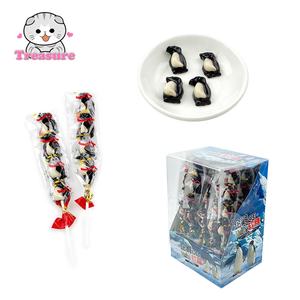 Caramelos de goma con forma de pingüino de dibujos animados, palitos de frutas masticables, piruletas de hamburguesa, caramelos de gelatina de frutas. - Product Image 1