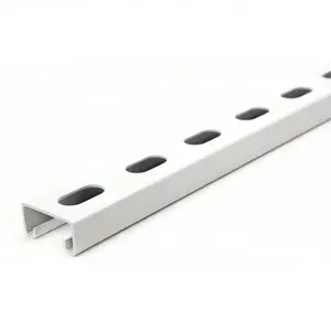 White Powder Coated Unistrut Steel Unistrut Channel In China