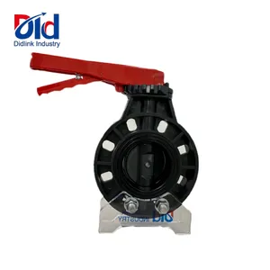 PVC Butterfly Valve DN 125 High Pressure High Temperature Water For Flow Control with Lower Price and Best Service