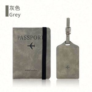 Cartera Minimalista Rectangular de PU de Alta Calidad, Estuche para Pasaporte con Protección RFID, Soporte Giratorio para Lectura con Diseño de Madera, Ecológico - Product Image 3