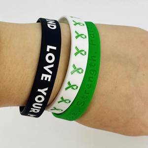 Bracelet en silicone personnalisé pour fabricant, vente en gros, impression, gravure, logo publicitaire, texte - Product Image 3