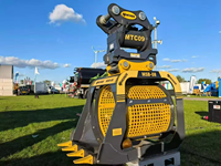 Bucket Rotary Screening Kompak MONDE untuk Pengolahan Agregat Kerikil pada Excavator