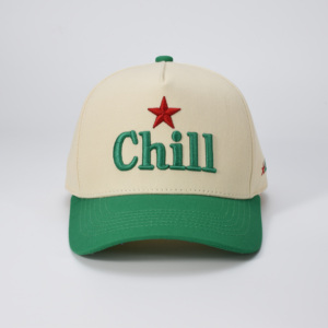 2025 Exclusive Unisex Two Tone Retro 3D Embroidery <strong>5</strong> <strong>Panel</strong> 100% Cotton Baseball Caps Performance Sports <strong>Hats</strong> <strong>Customized</strong> <strong>Your</strong> <strong>Own</strong> - Product Image 2